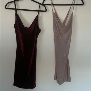 Bundle 2 sexy COWL NECK MINI DRESS